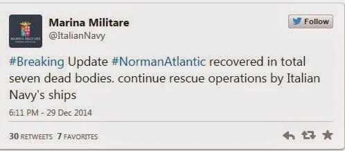 ΠΡΙΝ ΛΙΓΟ   Οκτώ οι νεκροί στο Norman Atlantic   Θρίλερ για 39 αγνοούμενους... [pic]