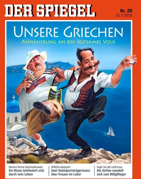 «Οι Έλληνες μας» και υπότιτλο «προσέγγιση ενός περίεργου λαού» (Photo) – Der Spiegel