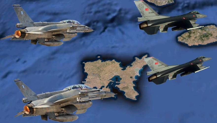 Βομβαρδίζουν του Κούρδους αφού εκπαιδεύονται στο Αιγαίο τα Τούρκικα F 16!!
