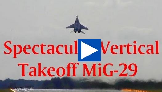 Viral!! Δείτε την εκπληκτική απογείωση MiG-29!! (βίντεο)