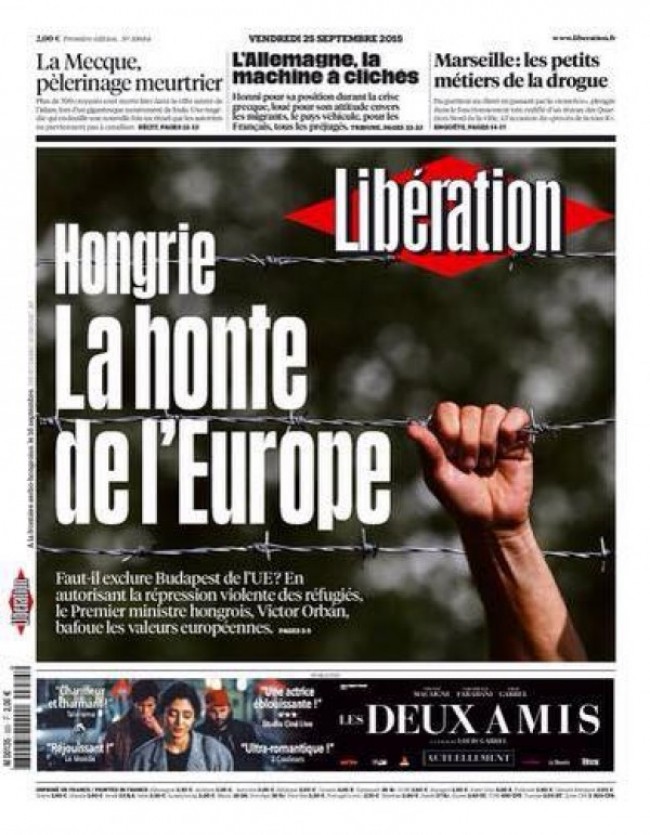 Liberation: «Ουγγαρία, η ντροπή της Ευρώπης»