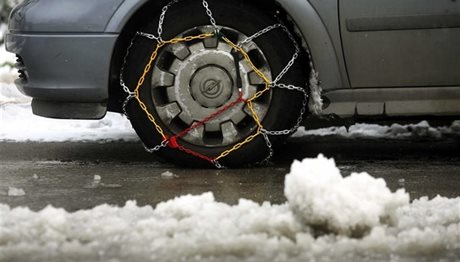 Πού χρειάζονται αλυσίδες στο οδικό δίκτυο της Κεντρικής Μακεδονίας