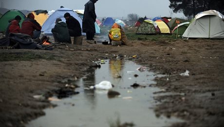 Ειδομένη: Λασπότοπος και πάλι ο καταυλισμός