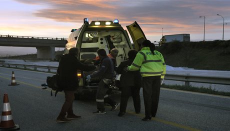 Τροχαίο ατύχημα με στρατιωτικό όχημα