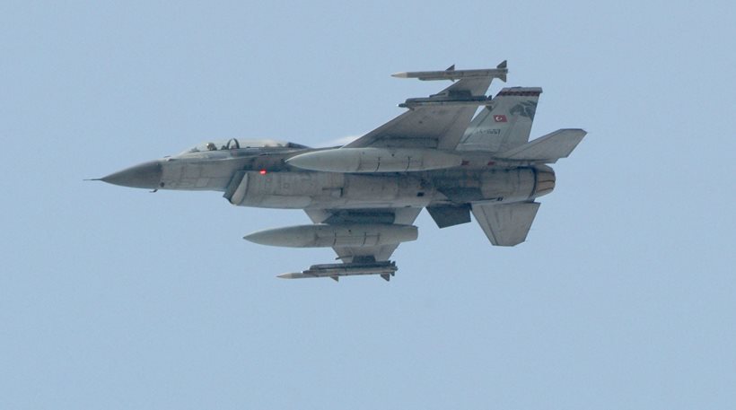 Δύο τουρκικά F-16 πέταξαν πάνω από τη νήσο Παναγιά