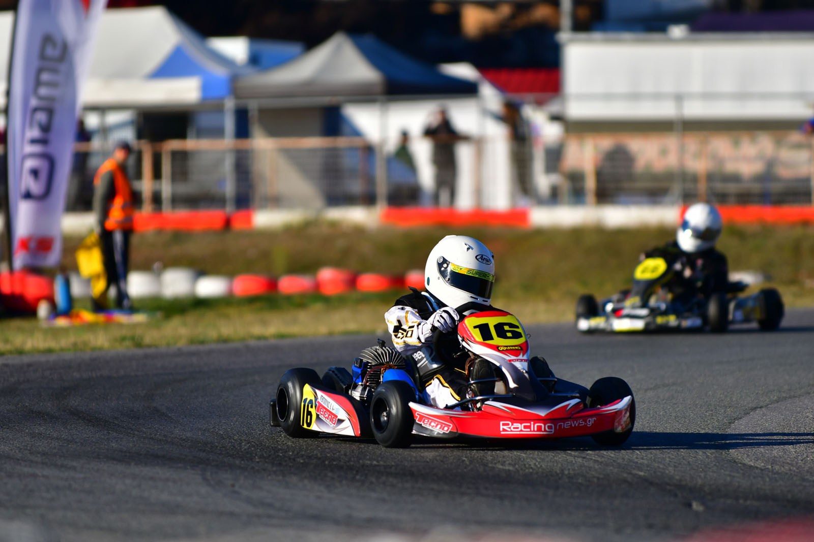 Καρό σημαία του Karting για το 2017 με τον 5ο γύρο Πανελλήνιου Πρωταθλήματος