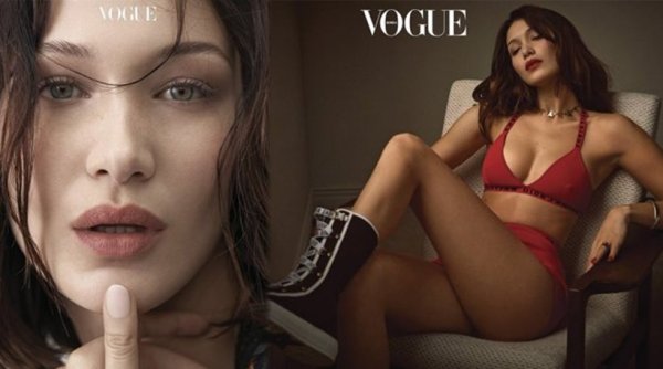 Η Bella Hadid ποζάρει κι αναστατώνει στο πρώτο εξώφυλλο του 2018 για τη Vogue (ΦΩΤΟ)