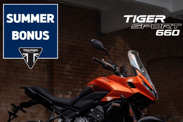 Triumph Summer Bonus – Απόκτησε νέα μοτοσυκλέτα με όφελος έως και 1.000 ευρώ